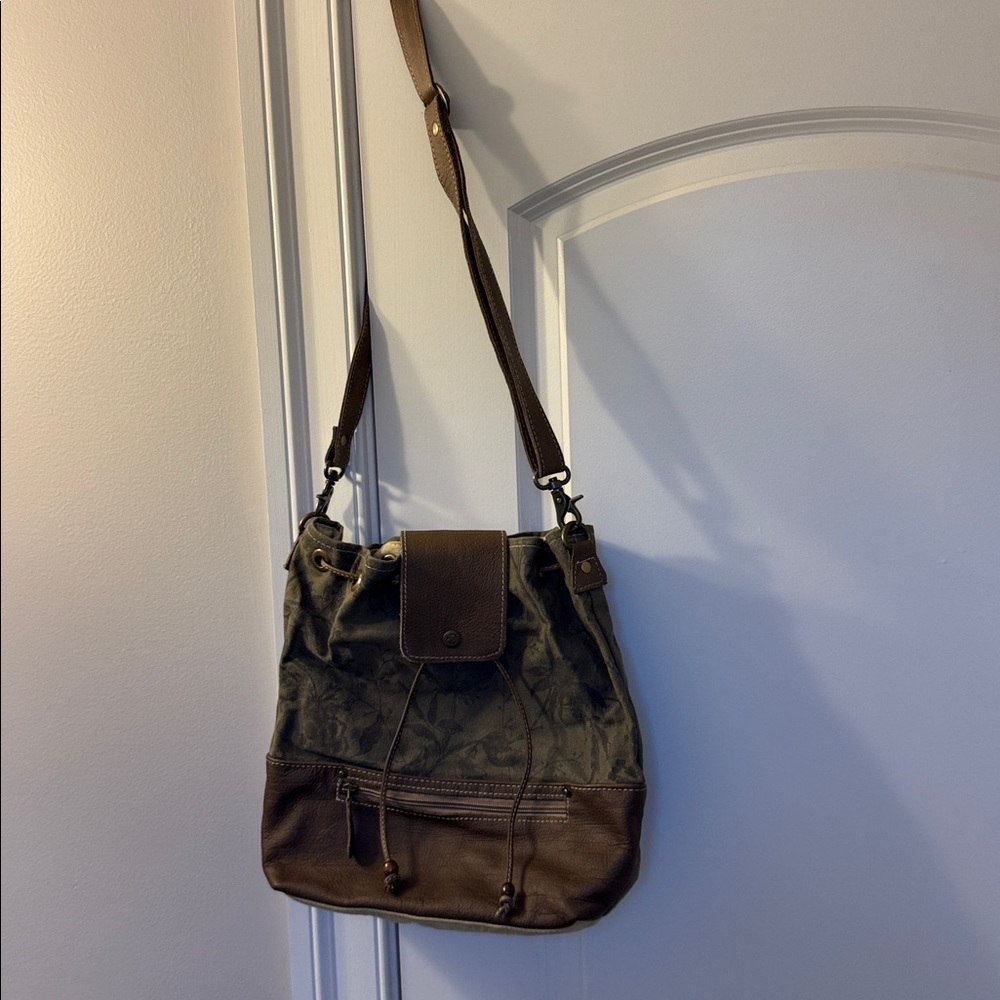 MYRA bucket bag Stylish Brown and Gray Women's Bag